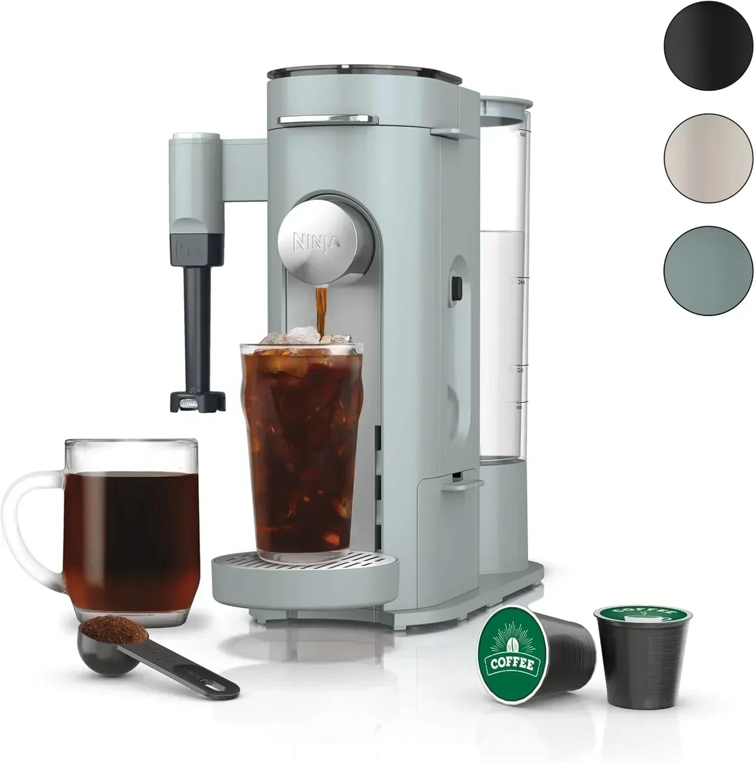 Ninja Single Serve Coffee Maker 56 oz Reservoir Stone