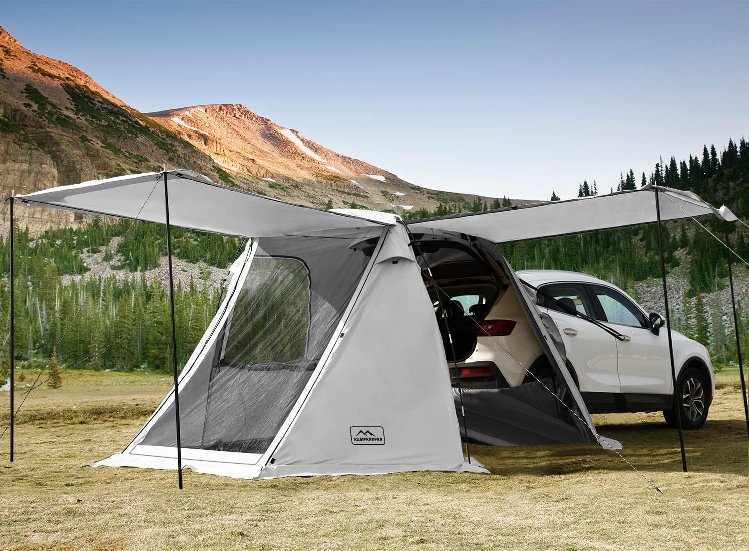 KAMPKEEPER SUV Car Tent Tailgate Shade Awning Tent for Camping Vehicle Camping Tents