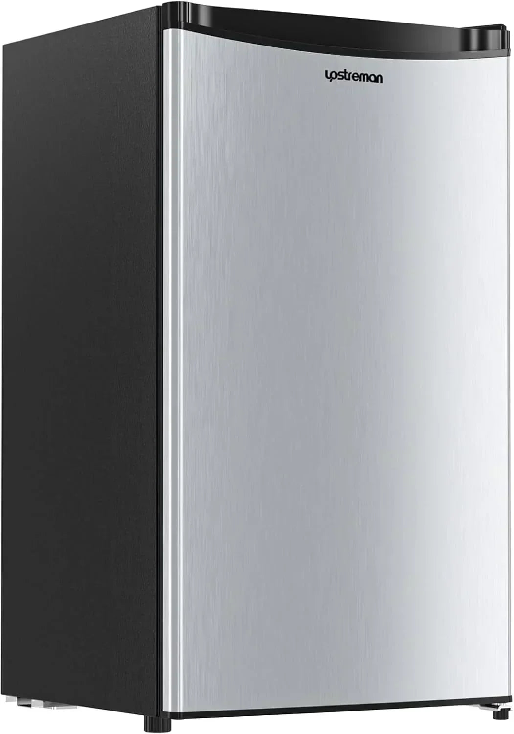 Upstreman 3.2 Cu.Ft Mini Fridge Freezer Single Door Fridge Dorm Fridge Adjustable Thermostat