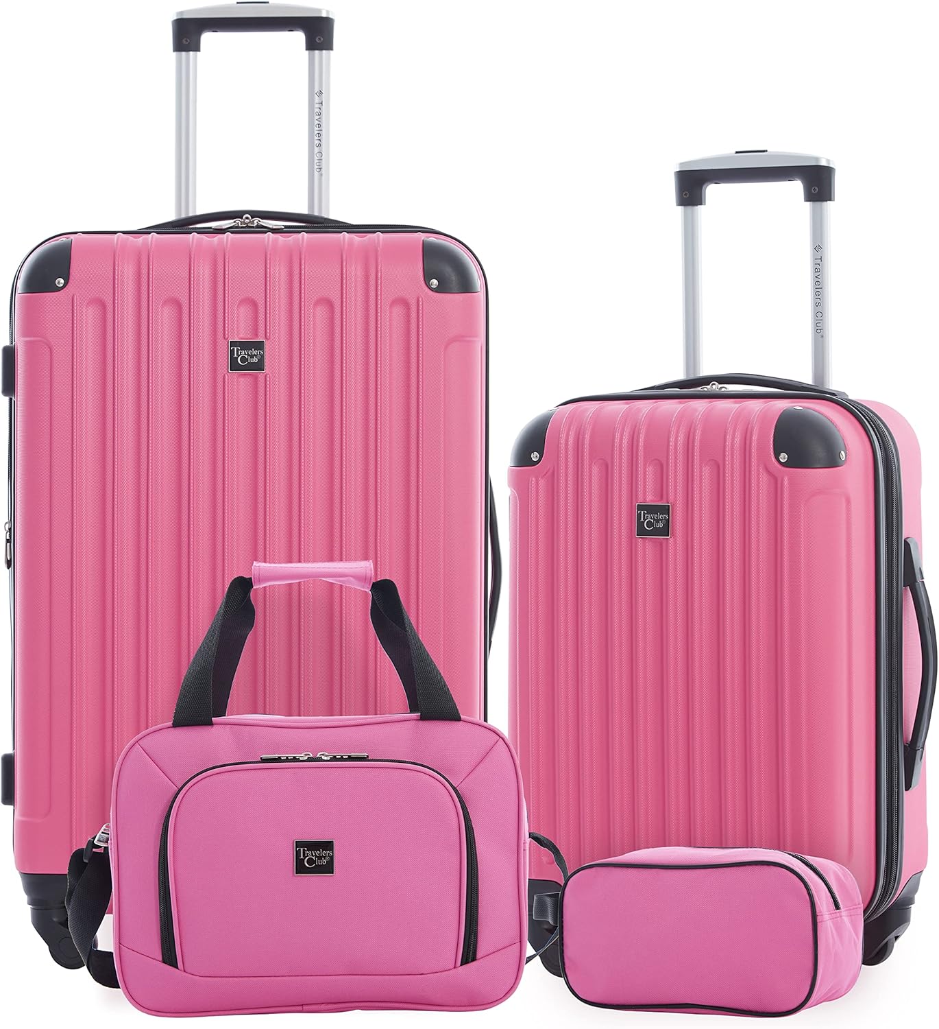 Hardside Travel Luggage Lilac Set of 4