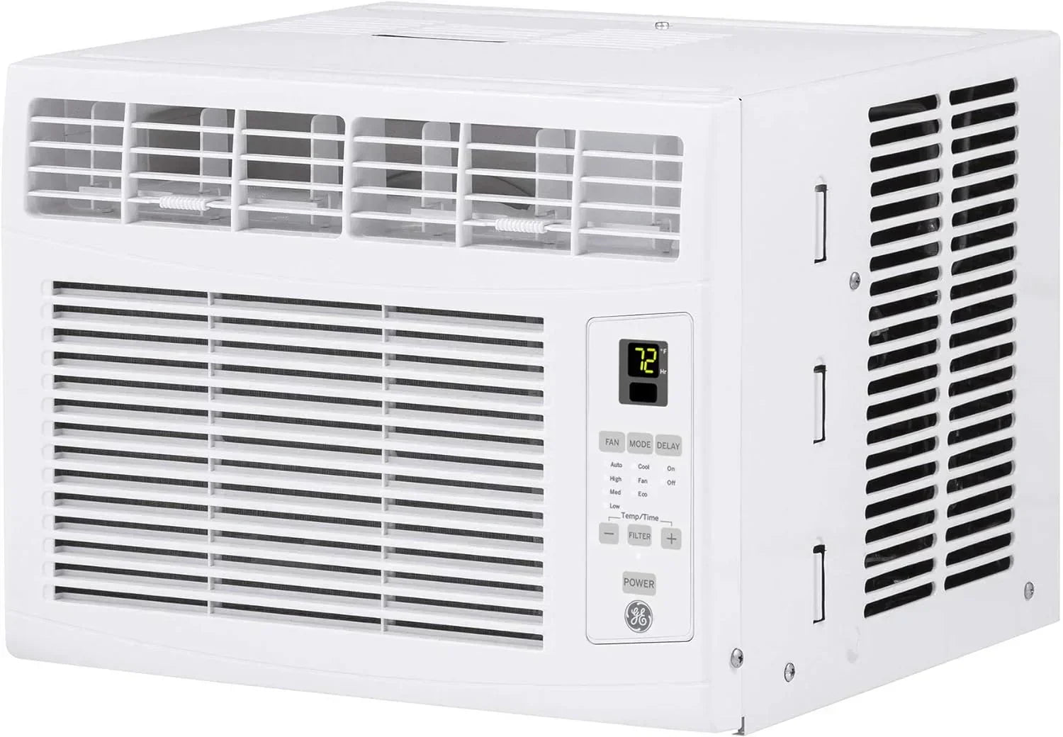 GE Window Air Conditioner Unit 5,000 BTU for Small Rooms up to 150 sq ft Manual Adjustable Fan