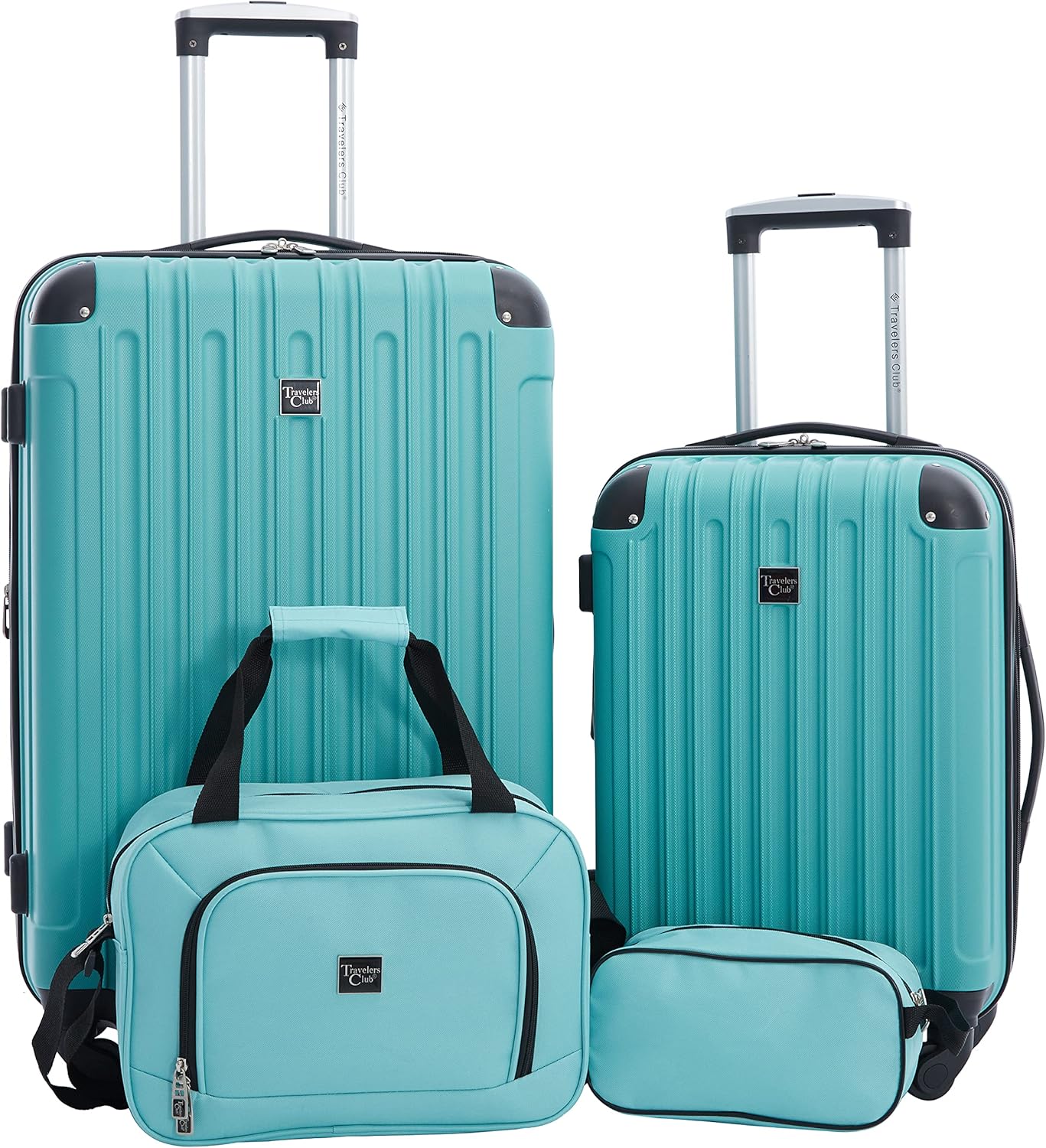 Hardside Travel Luggage Lilac Set of 4