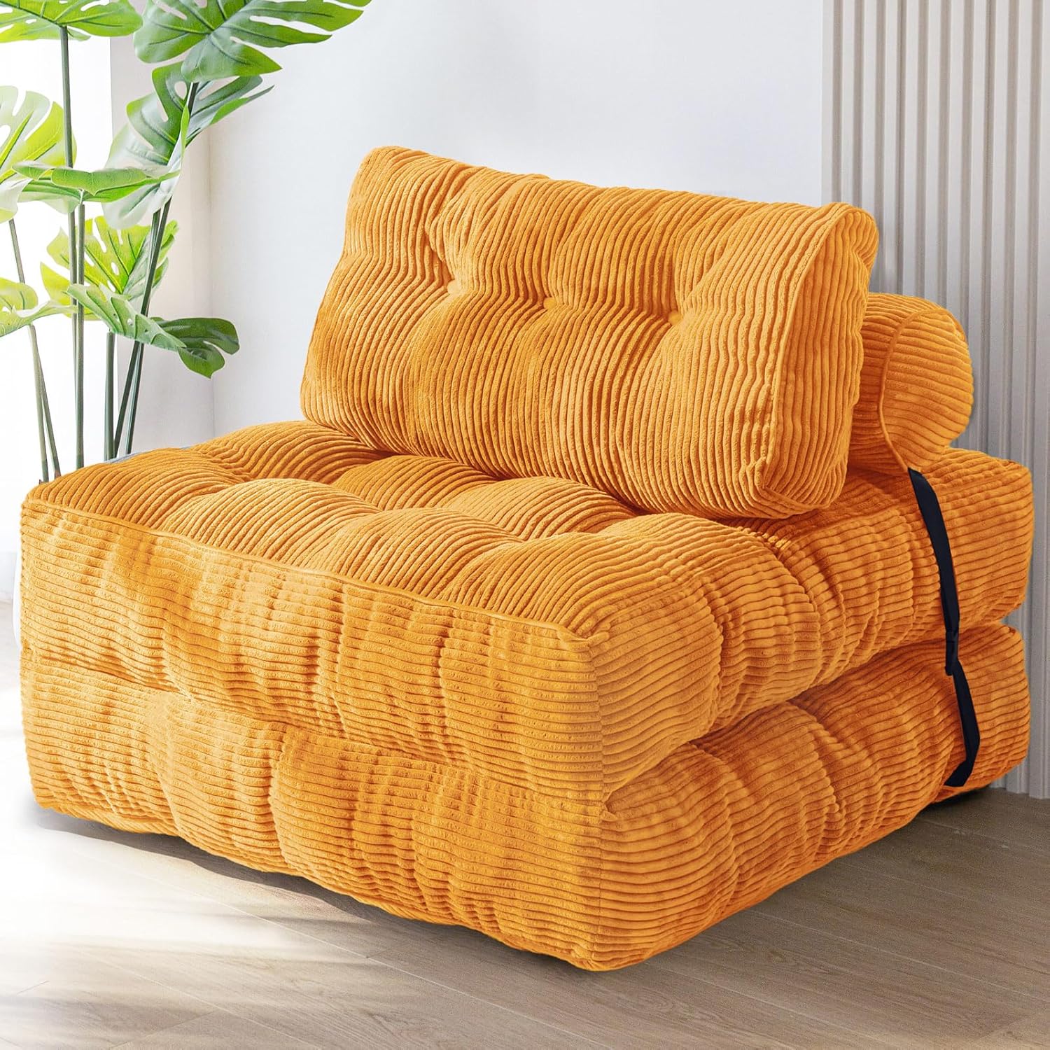 MAXYOYO Folding Sofa Bed Convertible Sleeper Chair with Pillow Foldable Mattress