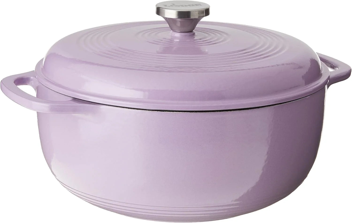 Lodge Essential Enamel Cast Iron Dutch Oven - Perfect for Bread Baking, Braising, Marinating & Slow Cooking - Features Moisture-Sealing Lid & Dual Handles - Kitchen Essentials - 6 Quarts - Island Spice Red