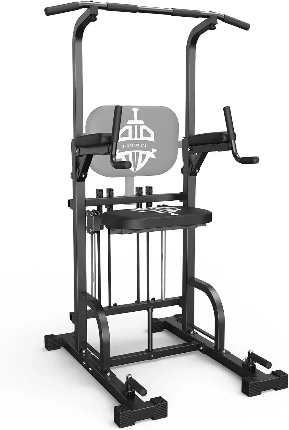 Sportsroyals Power Tower Pull Up Bar Station 450 lbs stable suspended immersion tilt station
