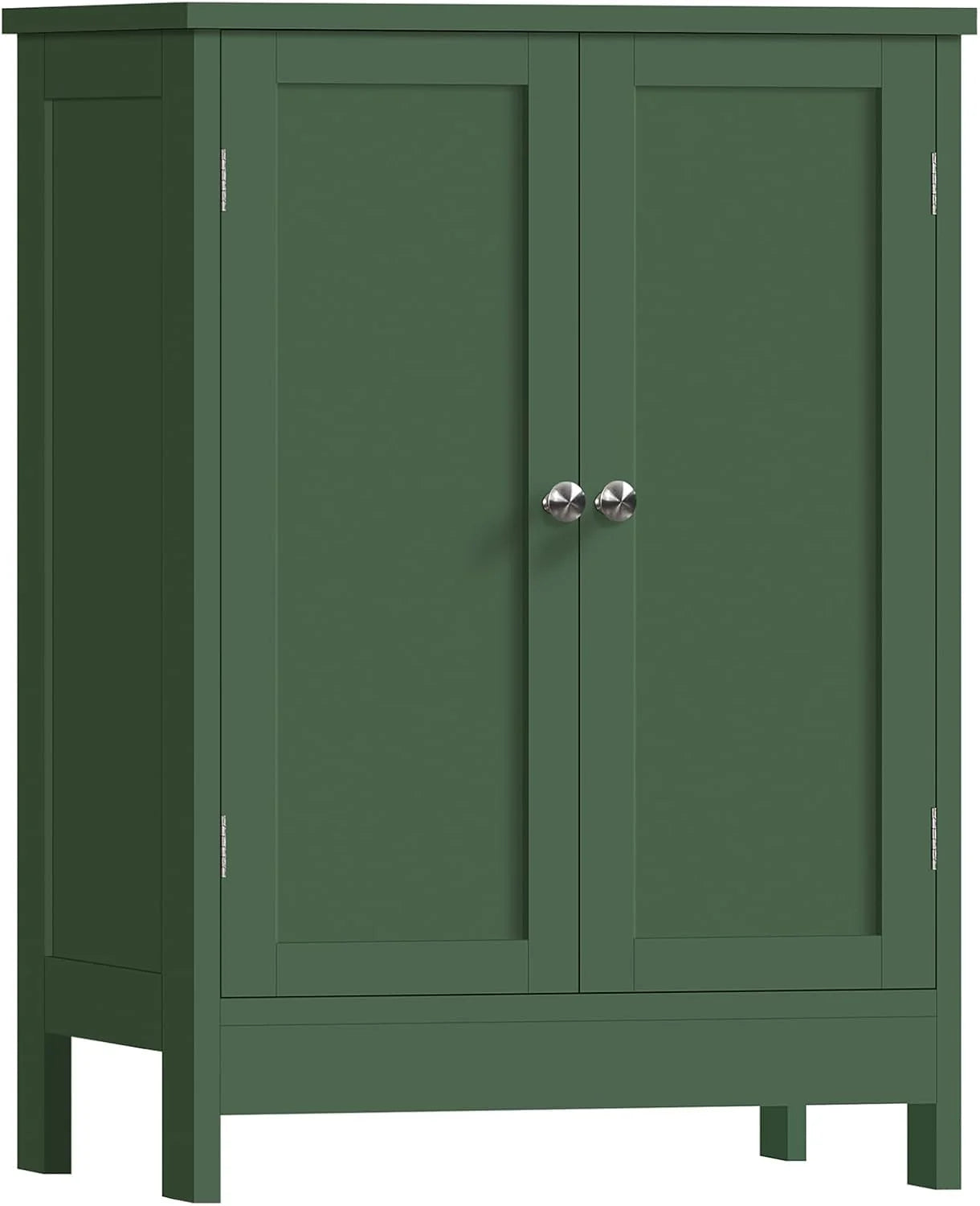 Iwell Storage Cabinet with 2 Drawers & Adjustable Shelves, Cupboard, Floor Cabinet