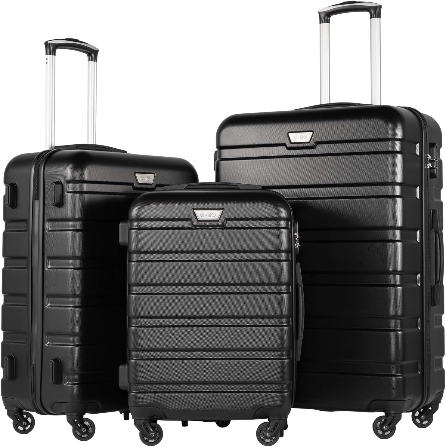 Luggage 3 Piece Set Suitcase Spinner Hardshell Lightweight TSA Lock