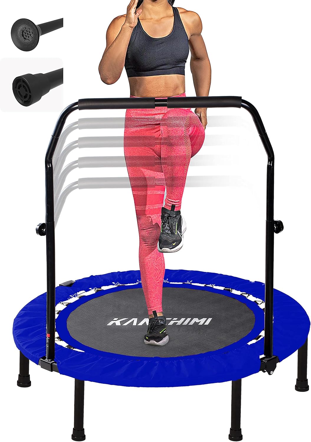 Kanchimi 40 48 Folding Mini Fitness Indoor Exercise Workout Rebounder Trampoline