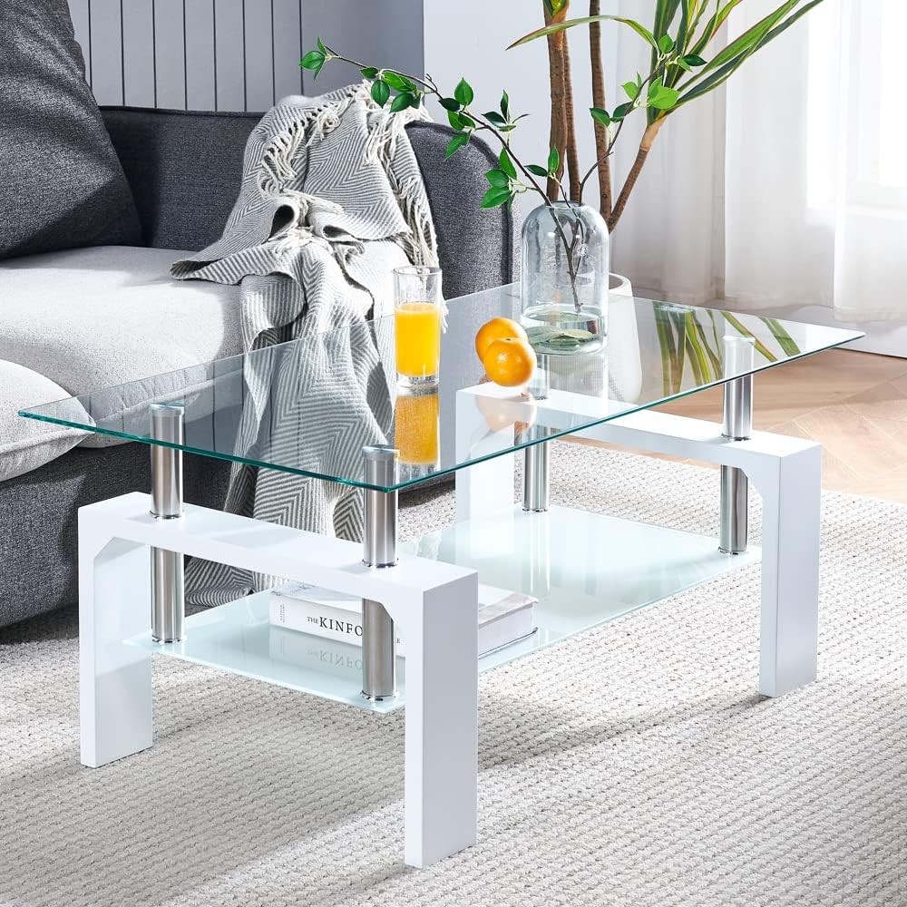 Living Room Rectangle Coffee Table Tea Table Suitable for Waiting Room Modern Side Coffee Table