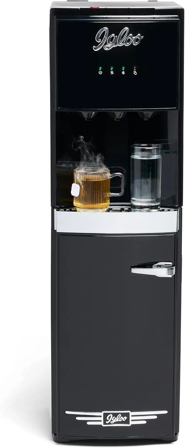 Igloo Bottom Loading Water Dispenser Hot, Cold and Room Temperature Water Dispenser White
