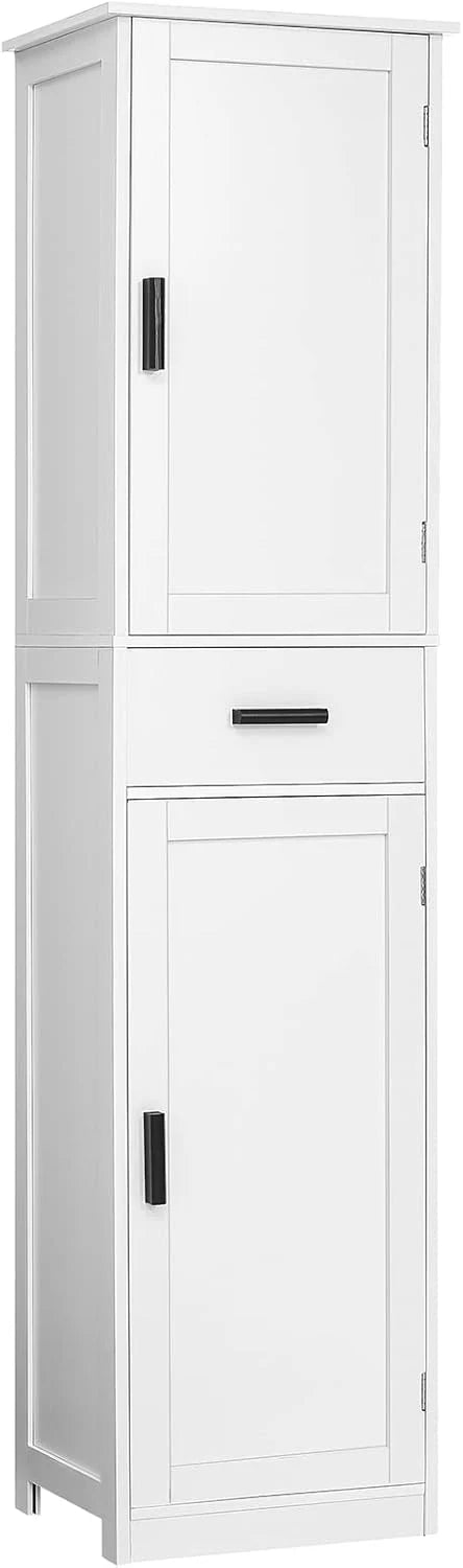 usikey 67'' Tall Bathroom Cabinet, Storage Cabinet with 4 Shelves & 2 Doors