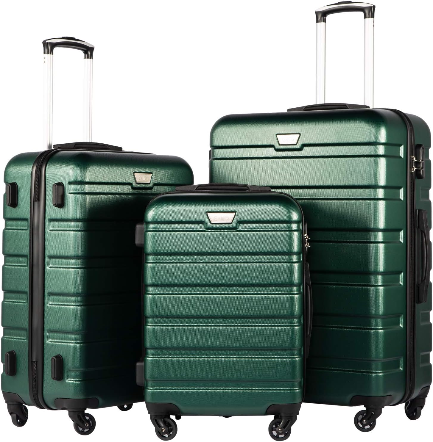Luggage 3 Piece Set Suitcase Spinner Hardshell Lightweight TSA Lock