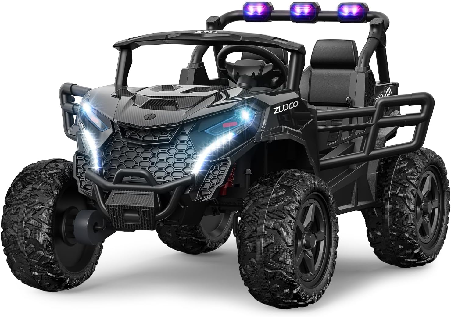 Pink all-terrain car travel electric toy truck