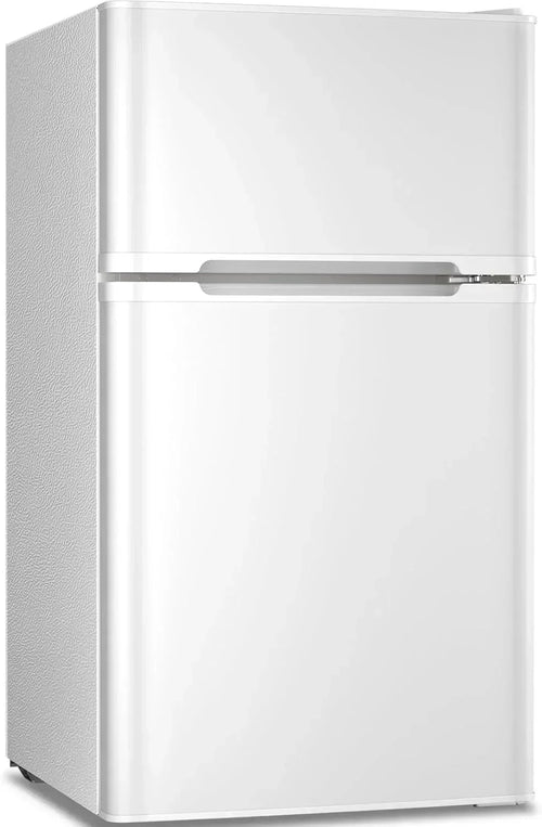 Antarctic Star Compact Mini Refrigerator Separate Freezer Small Fridge Double 2-Door
