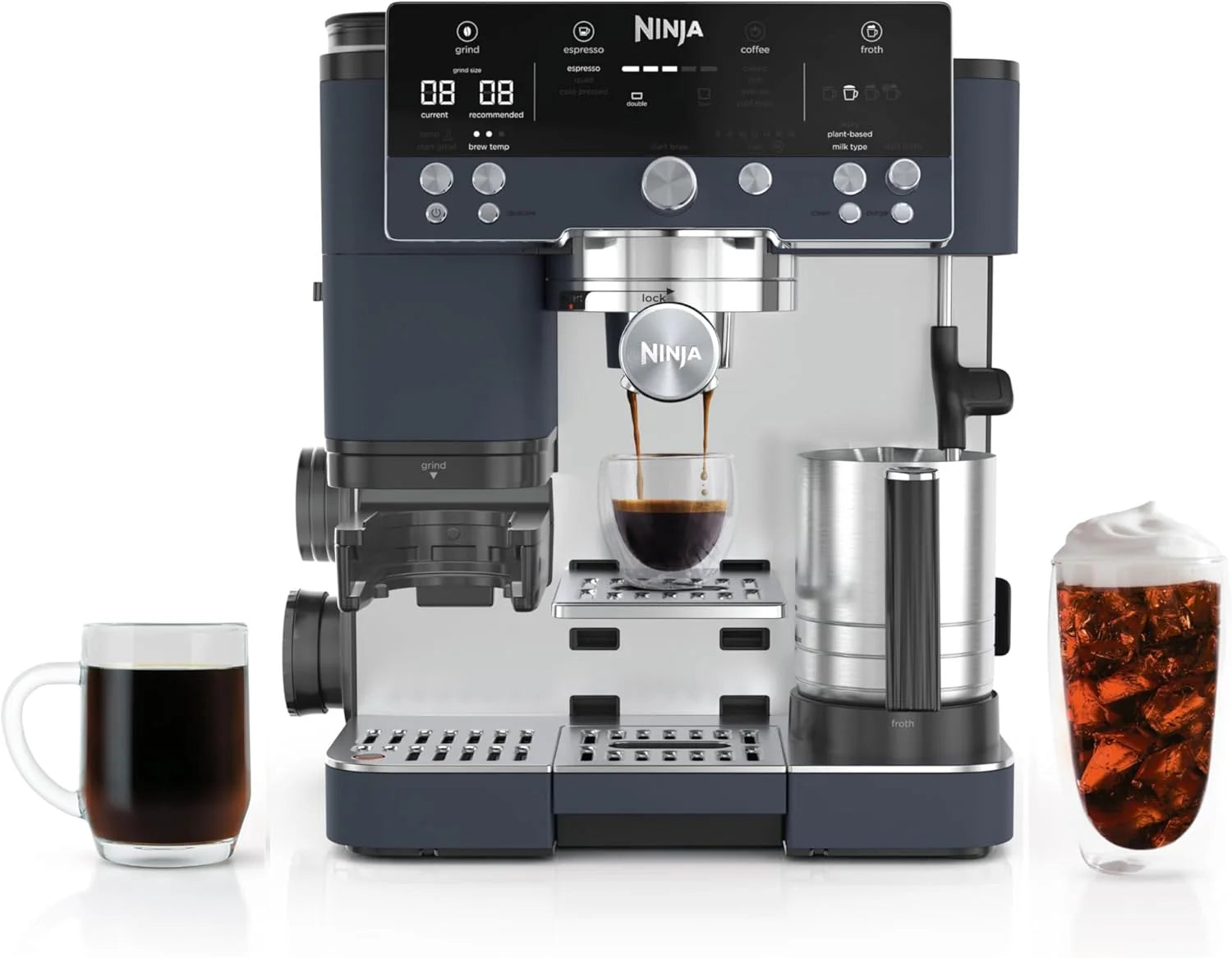 Ninja Luxe Caf�� 3-in-1 Espresso Drip Coffee and Cold Brew Machine Integrated Coffee Grinder