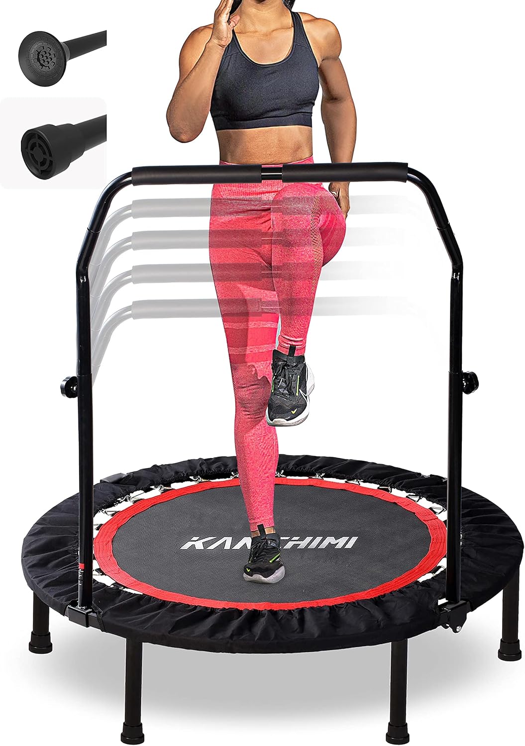 Kanchimi 40 48 Folding Mini Fitness Indoor Exercise Workout Rebounder Trampoline