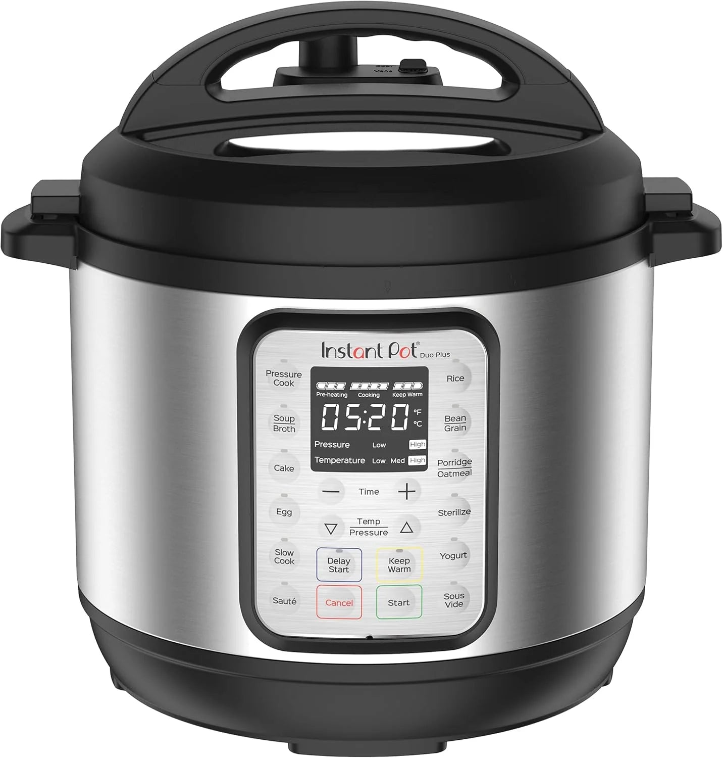 Instant Pot Duo Plus 9-in-1 multi-function cooker, pressure cooker, slow cooker, rice cooker, steamer, stir-fry