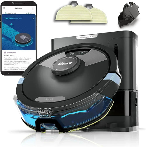 AI Robot Vacuum with XL HEPA Self-Empty Base Bagless 60-Day Capacity LIDAR Navigation