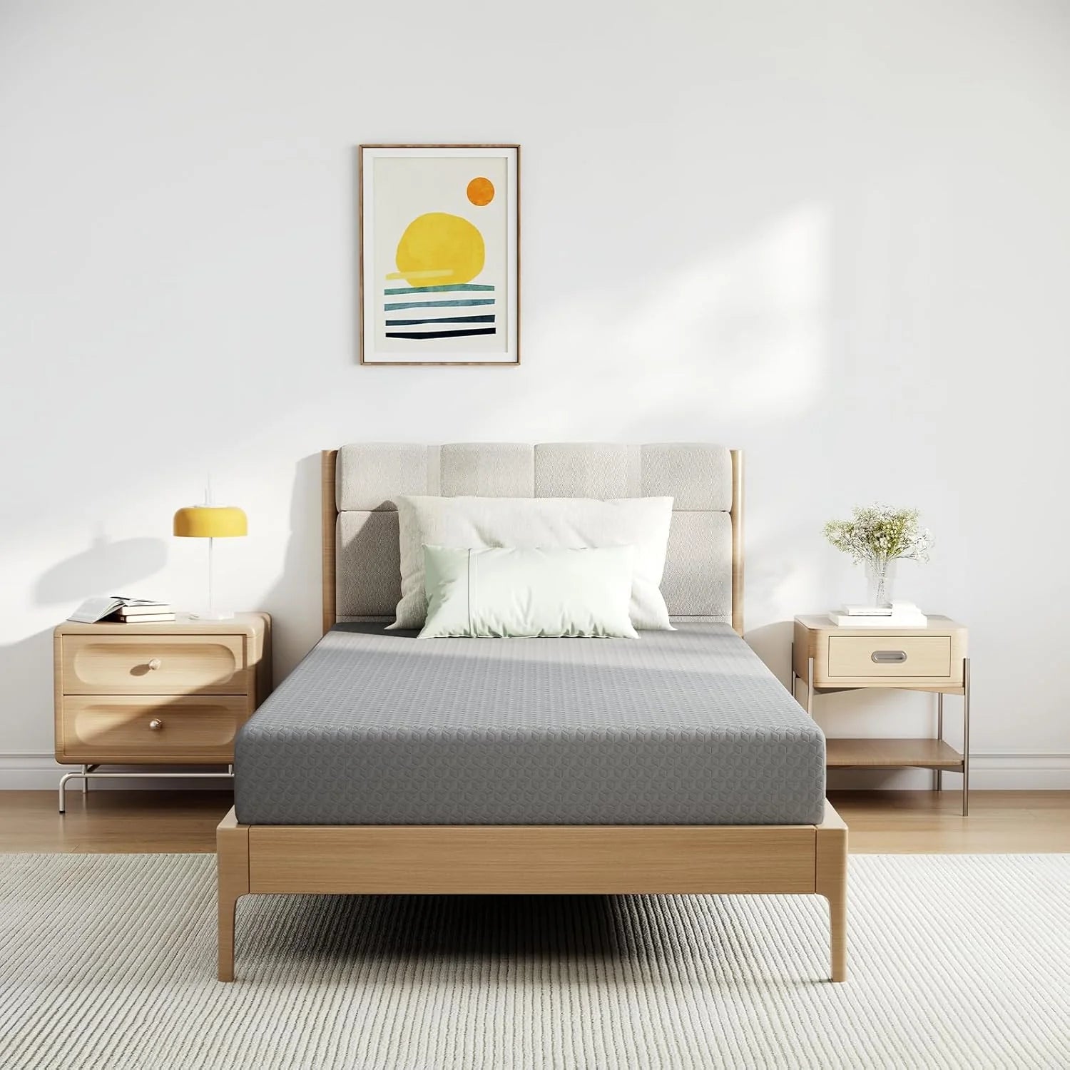 Novilla Twin Size Mattress, 10 Inch Memory Foam Mattress Twin for Balanced Support & Pressure Relief, Cooling Comfort for Nightlong Refreshment, CertiPUR-US Certified Mattress in a Box, Medium Firm