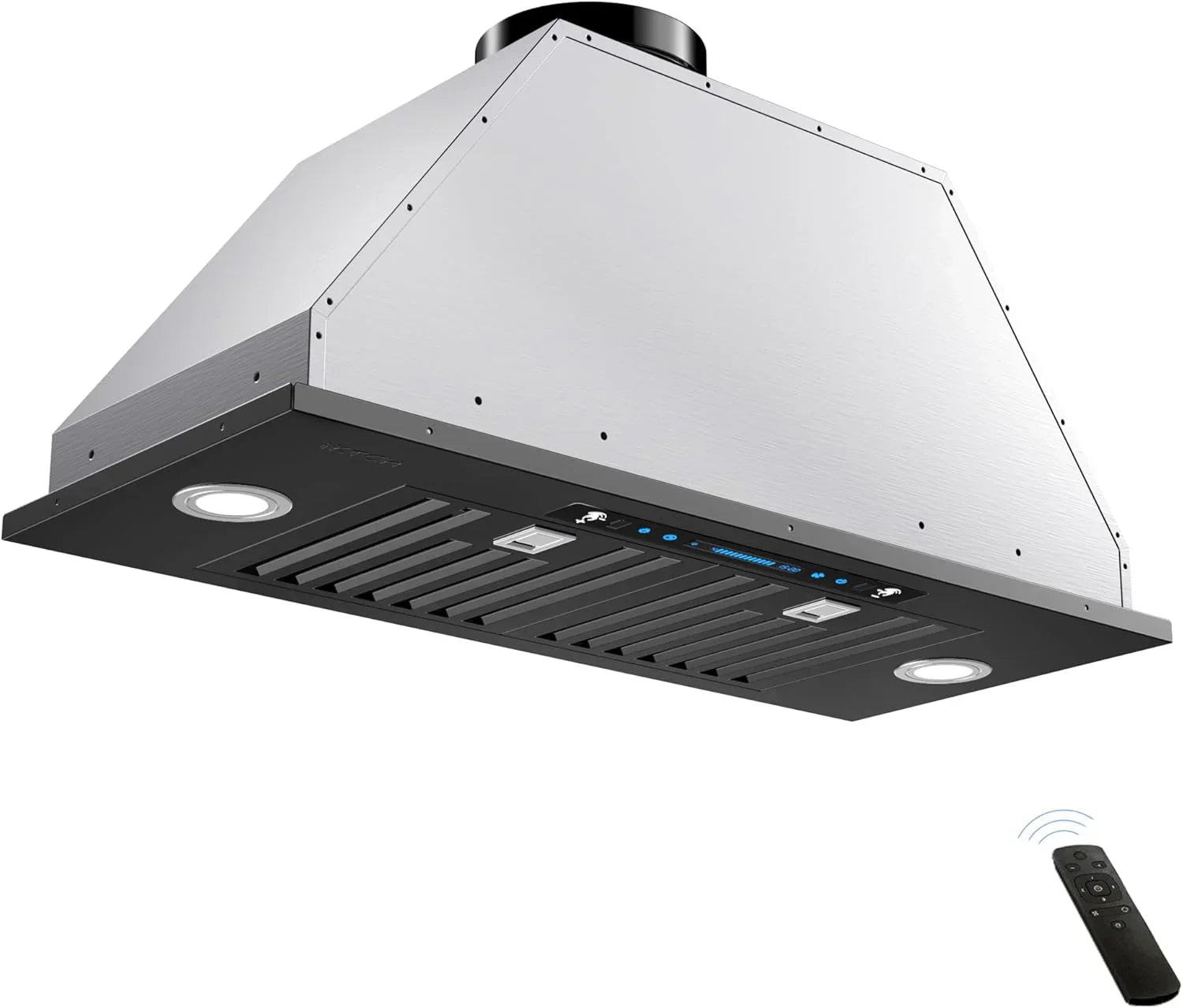 IKTCH 30 Built-in Plug-in Range Hood 900 CFM Stainless Steel Kitchen Range Hood