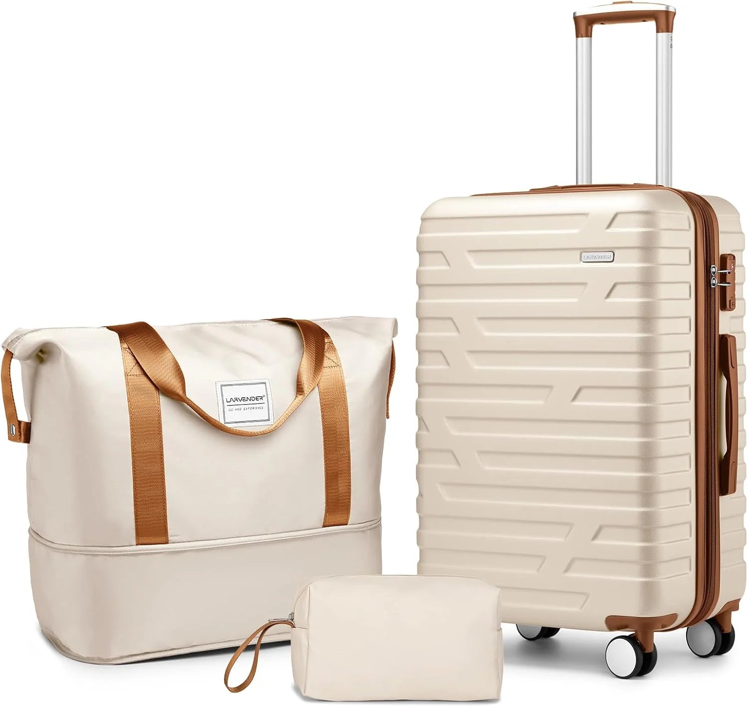 Luggage 6-piece hardshell expandable suitcase lightweight travel carry-on luggage set