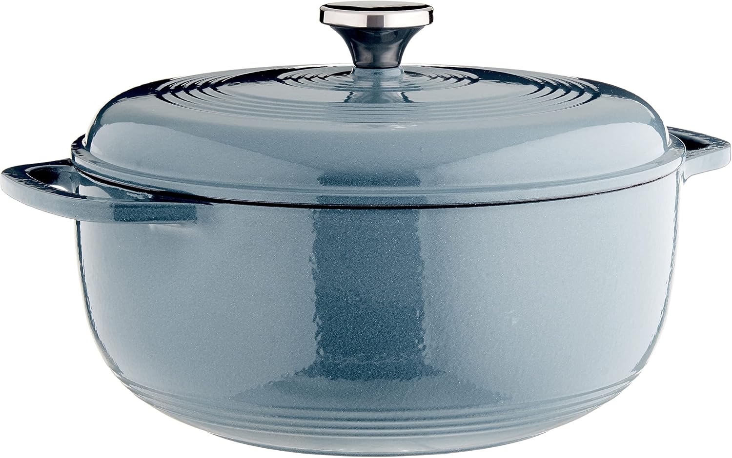 Lodge Essential Enamel Cast Iron Dutch Oven - Perfect for Bread Baking, Braising, Marinating & Slow Cooking - Features Moisture-Sealing Lid & Dual Handles - Kitchen Essentials - 6 Quarts - Island Spice Red