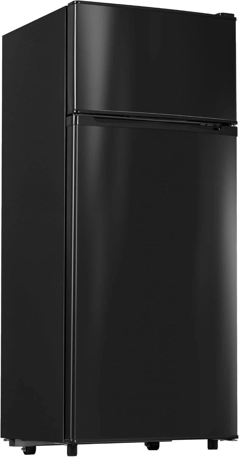 Manastin 4.5 Cu.Ft Mini Fridge with Freezer Small Fridge with 2 Doors for Office Kitchen