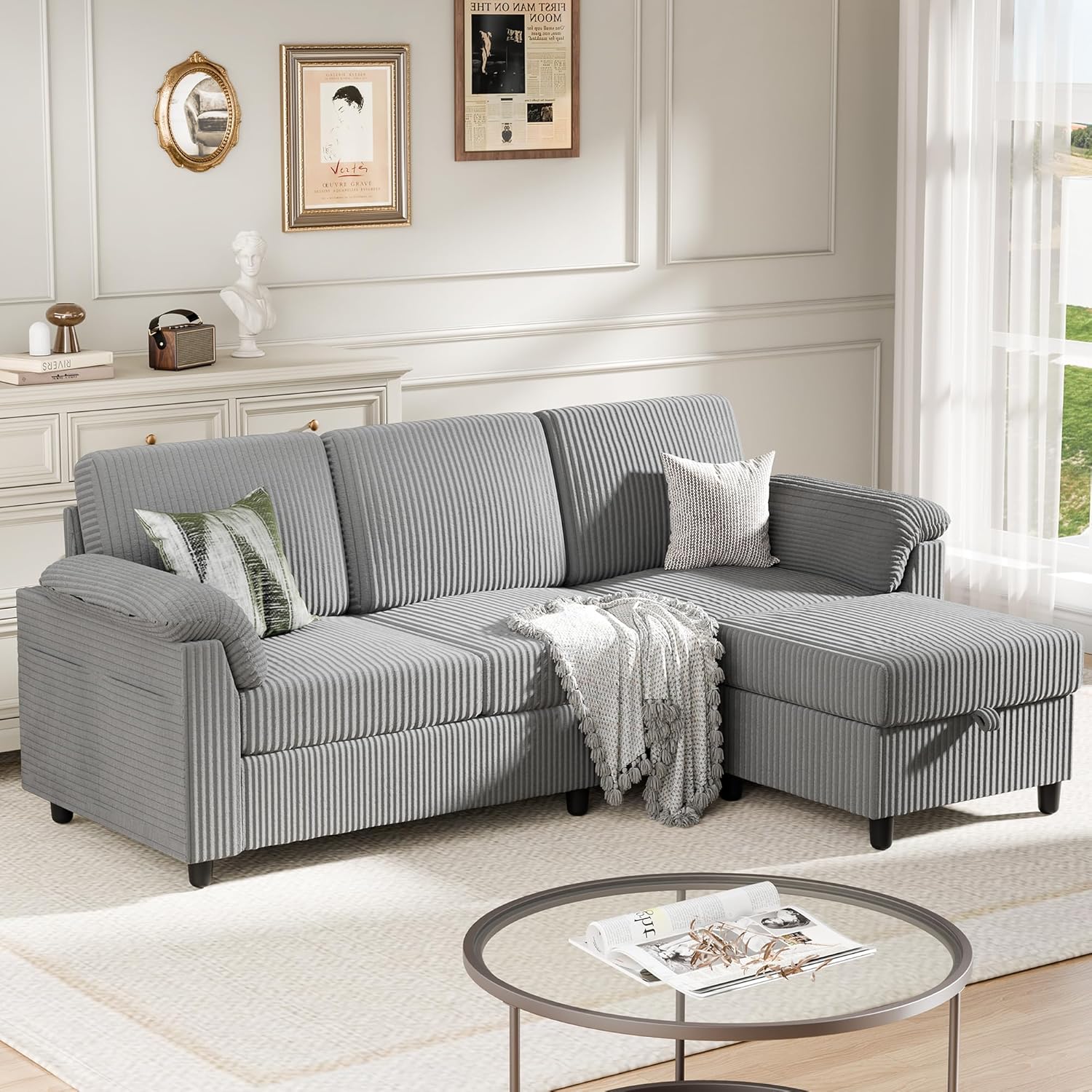 Meilocar Sectional Sofa Couch for Living Room 79 inch Sectional Couches L Shaped Couch