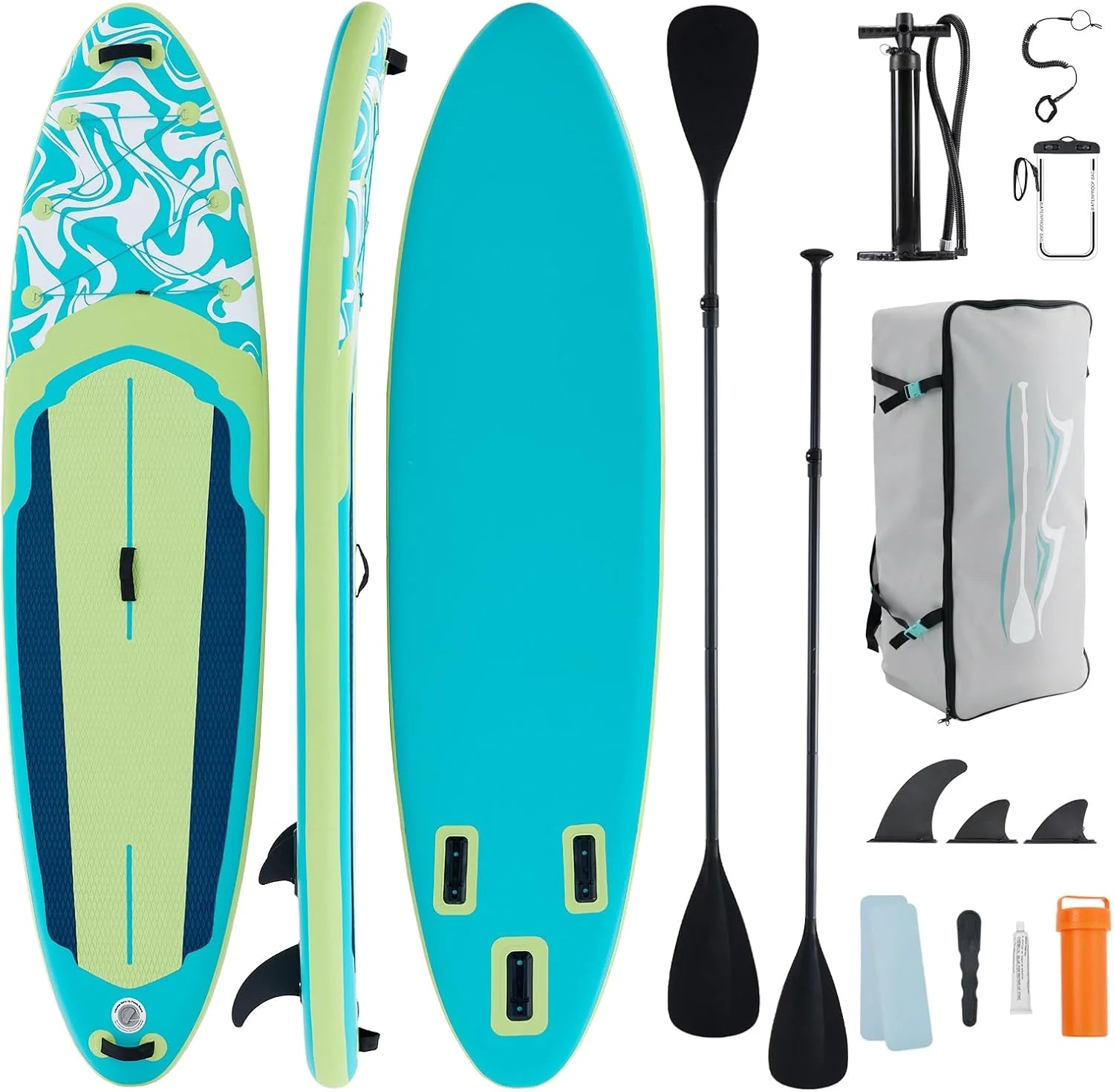Inflatable Stand Up Paddle Board for All Skill Levels - Portable SUP Paddleboard