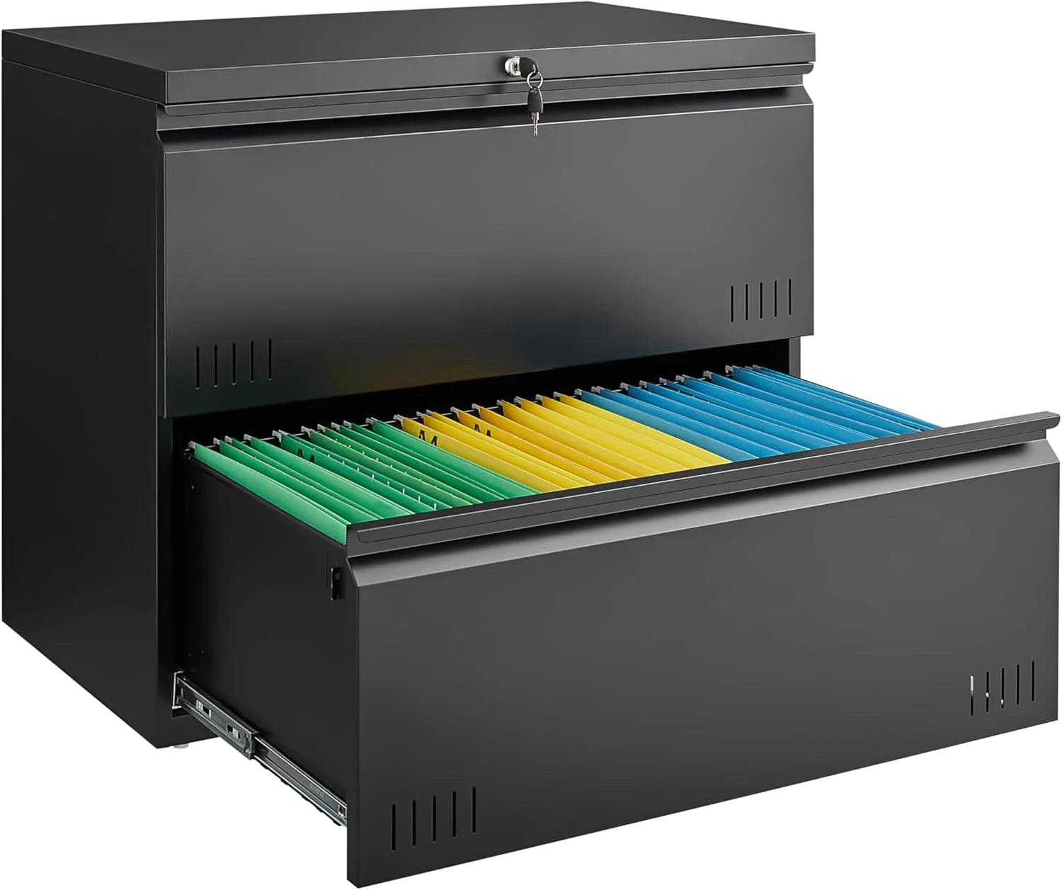 Metal Storage Cabinet with Adjustable Shelves, Garage Storage Cabinets with Doors