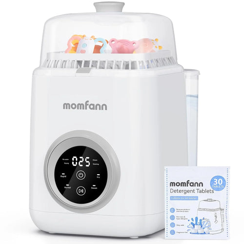 Baby Bottle Washer-19 Min Rapid Wash, Sterilizer and Dryer, All-in-One Cleaner, Bottles, Pump Parts & Baby Essentials