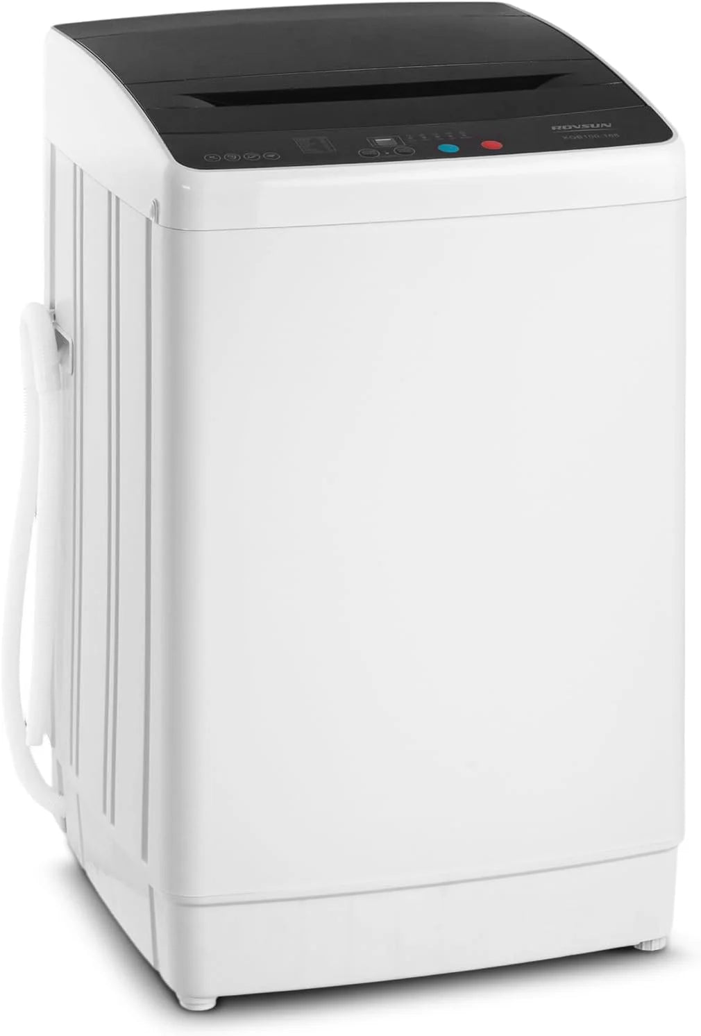 ROVSUN 17.8LBS Portable Washing Machine Full-Automatic Electric Laundry Machine with Steel Drum