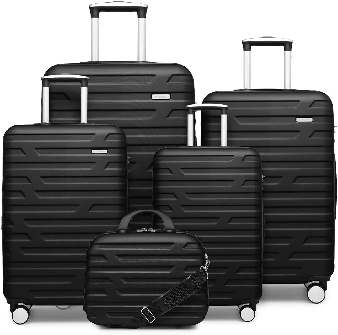 Luggage 6-piece hardshell expandable suitcase lightweight travel carry-on luggage set