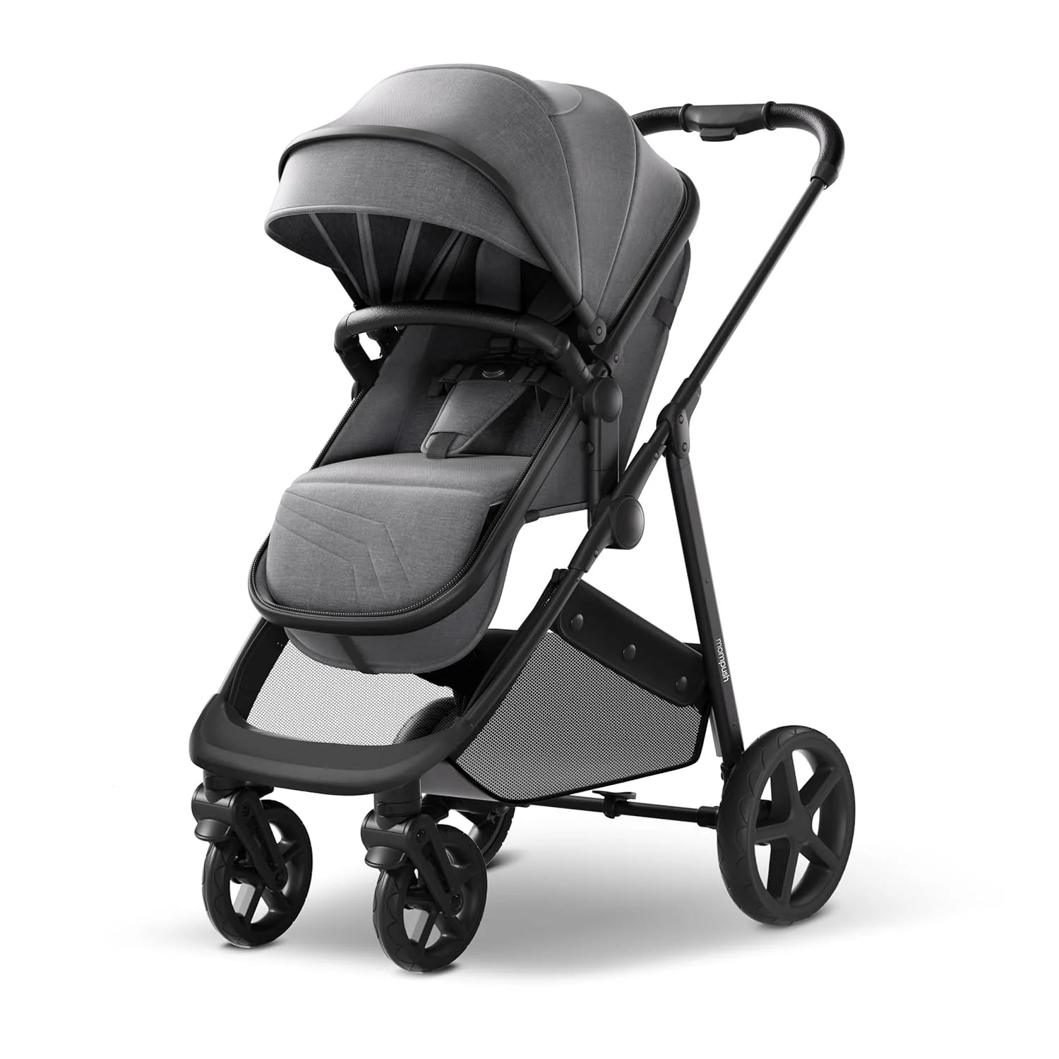Mompush Wiz 2 in 1 Baby Stroller Bassinet Mode Convertible Infant Stroller for Newborn Toddler