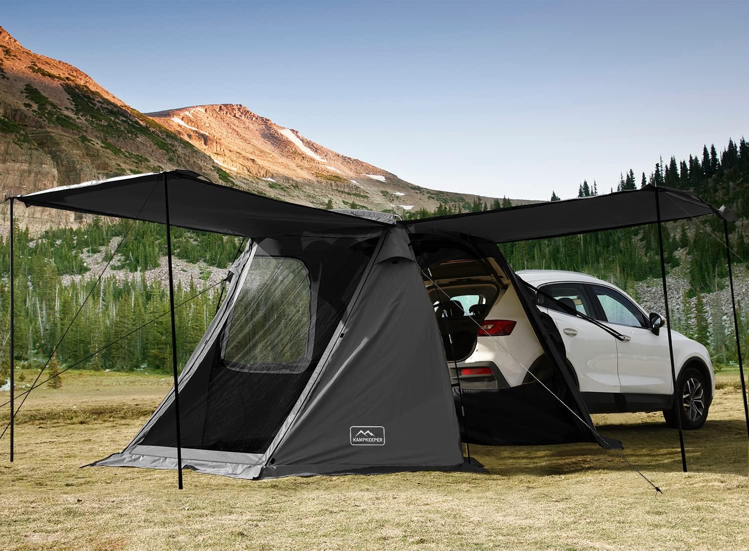 KAMPKEEPER SUV Car Tent Tailgate Shade Awning Tent for Camping Vehicle Camping Tents
