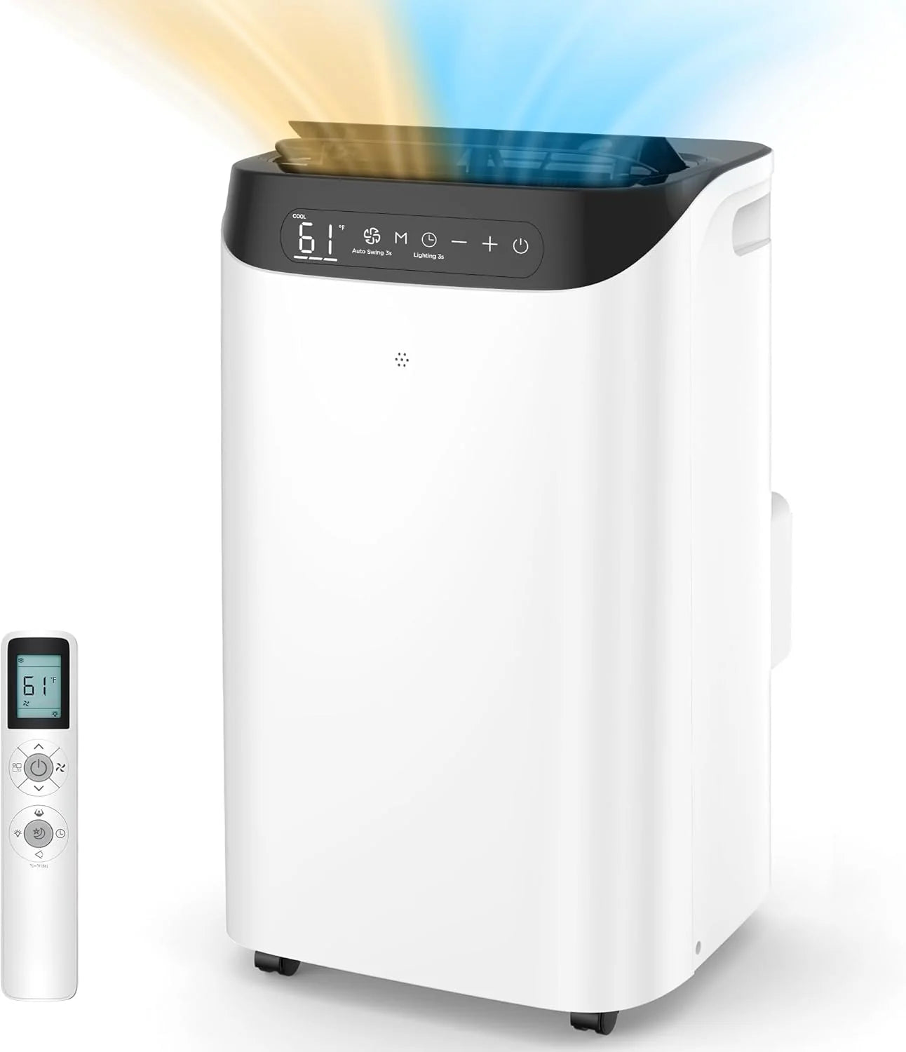 Humhold 14000 BTU Portable Air Conditioners Remote Control 4-in-1 Free Stand Smart Cooling AC Unit