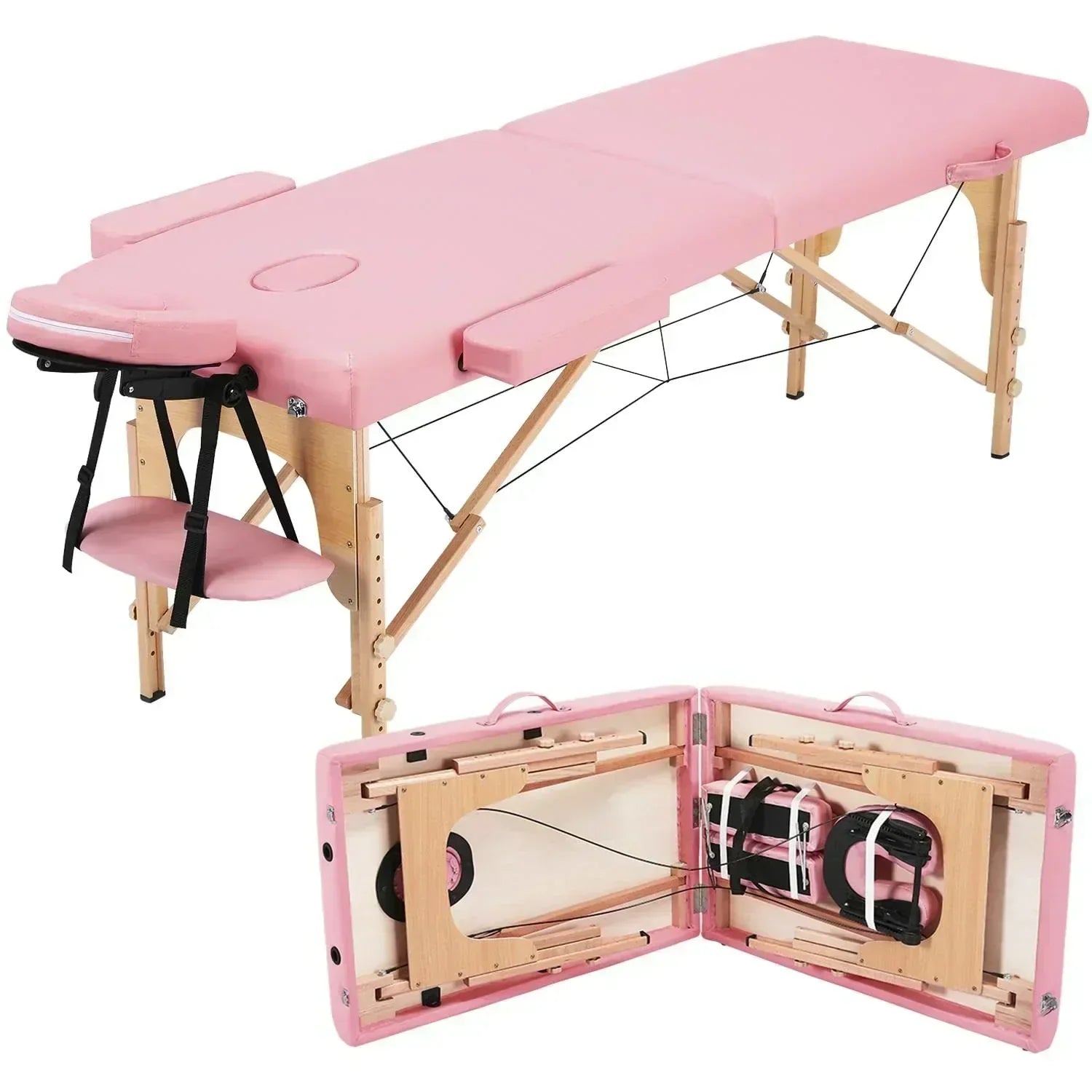 Yaheetech Massage Table Portable Lash Beds Spa Bed Massage Couch Foldable Spa Tables