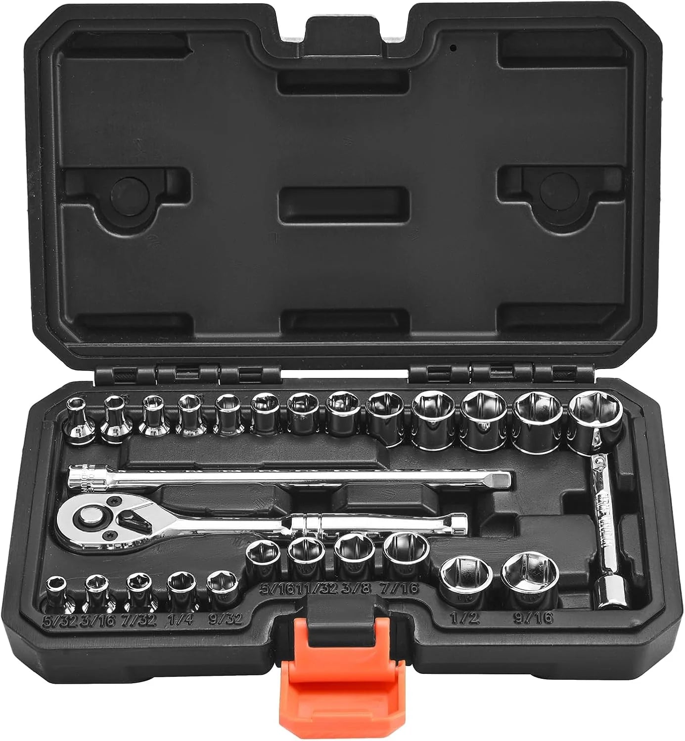 VEVOR Mechanics Tool Set and Socket Set Drive Deep and Standard Sockets Metric Mechanic Tool Kit