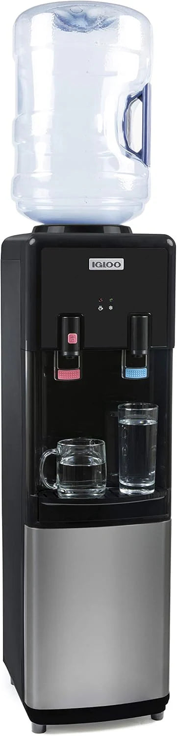 Igloo Bottom Loading Water Dispenser Hot, Cold and Room Temperature Water Dispenser White