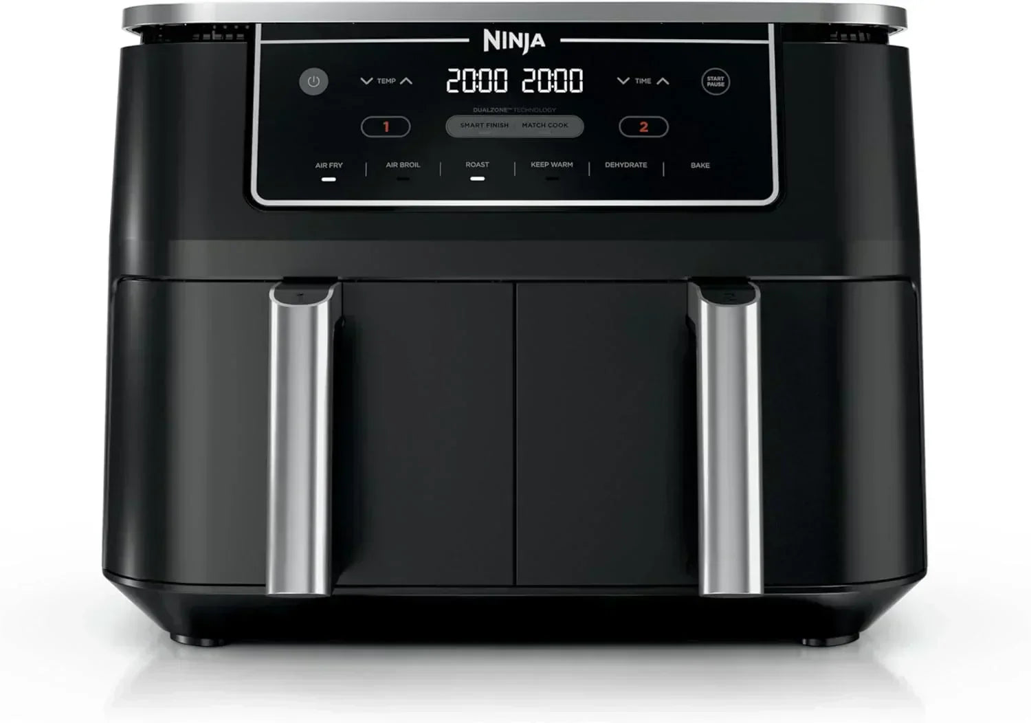 Ninja Foodi 6-in-1 FlexBasket Air Fryer with 7 QT MegaZone Basket Divider for Large Proteins