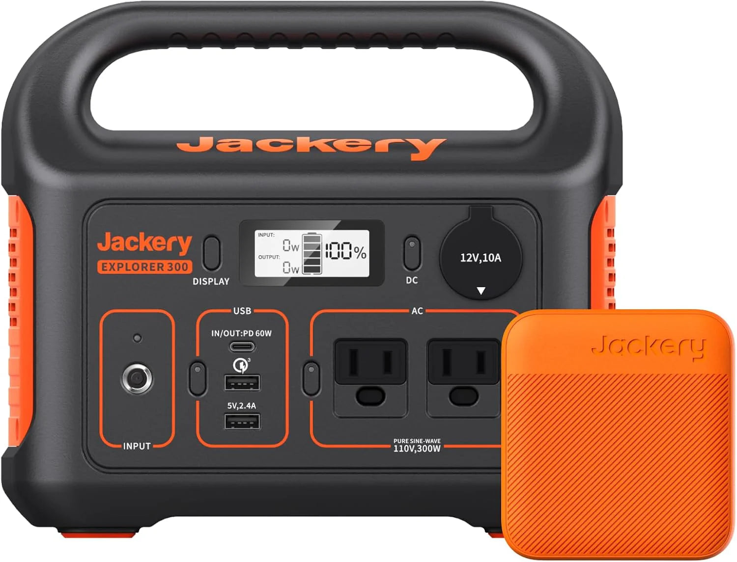 Jackery Portable Power Station Explorer 300 293Wh Backup Lithium Battery Solar Generator